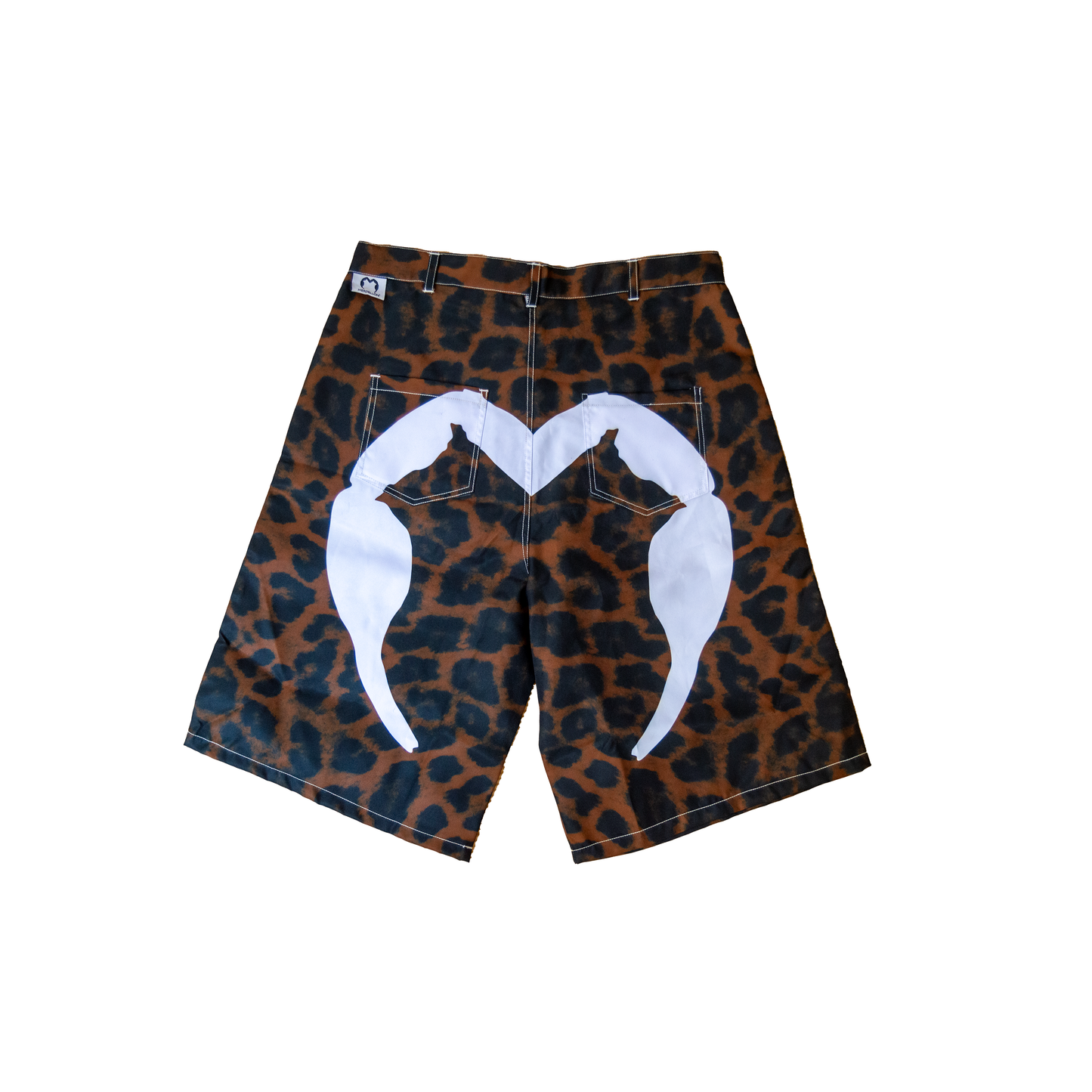 LEOPARD BAGGY SHORT