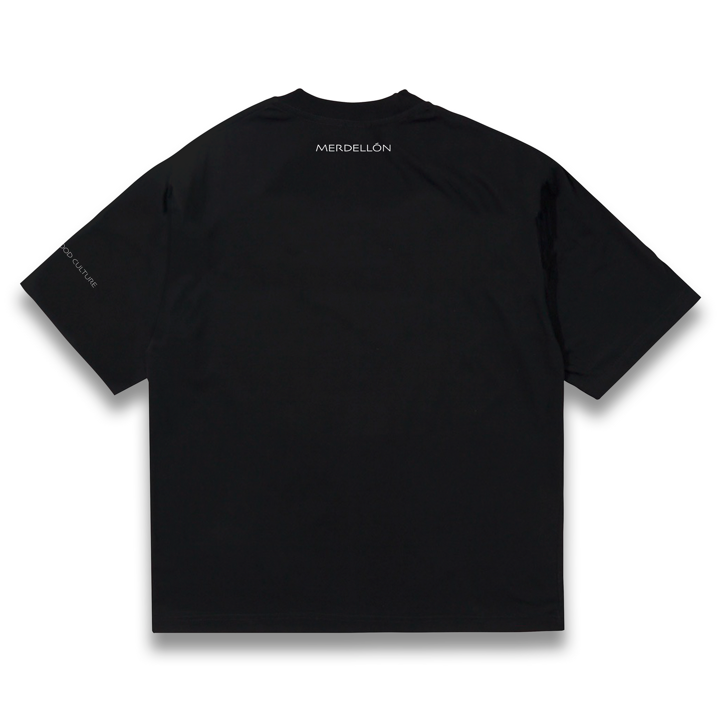 Merdellón black tee.