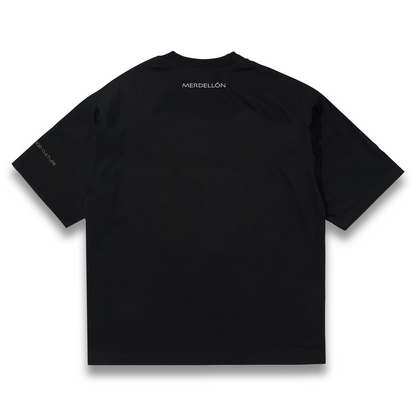 Merdellón black tee.